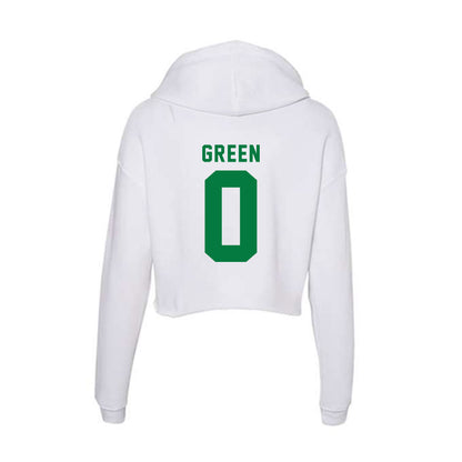 Oregon - NCAA Acrobatics & Tumbling : Olivia Green - Women's Crop Fleece Hoodie-1