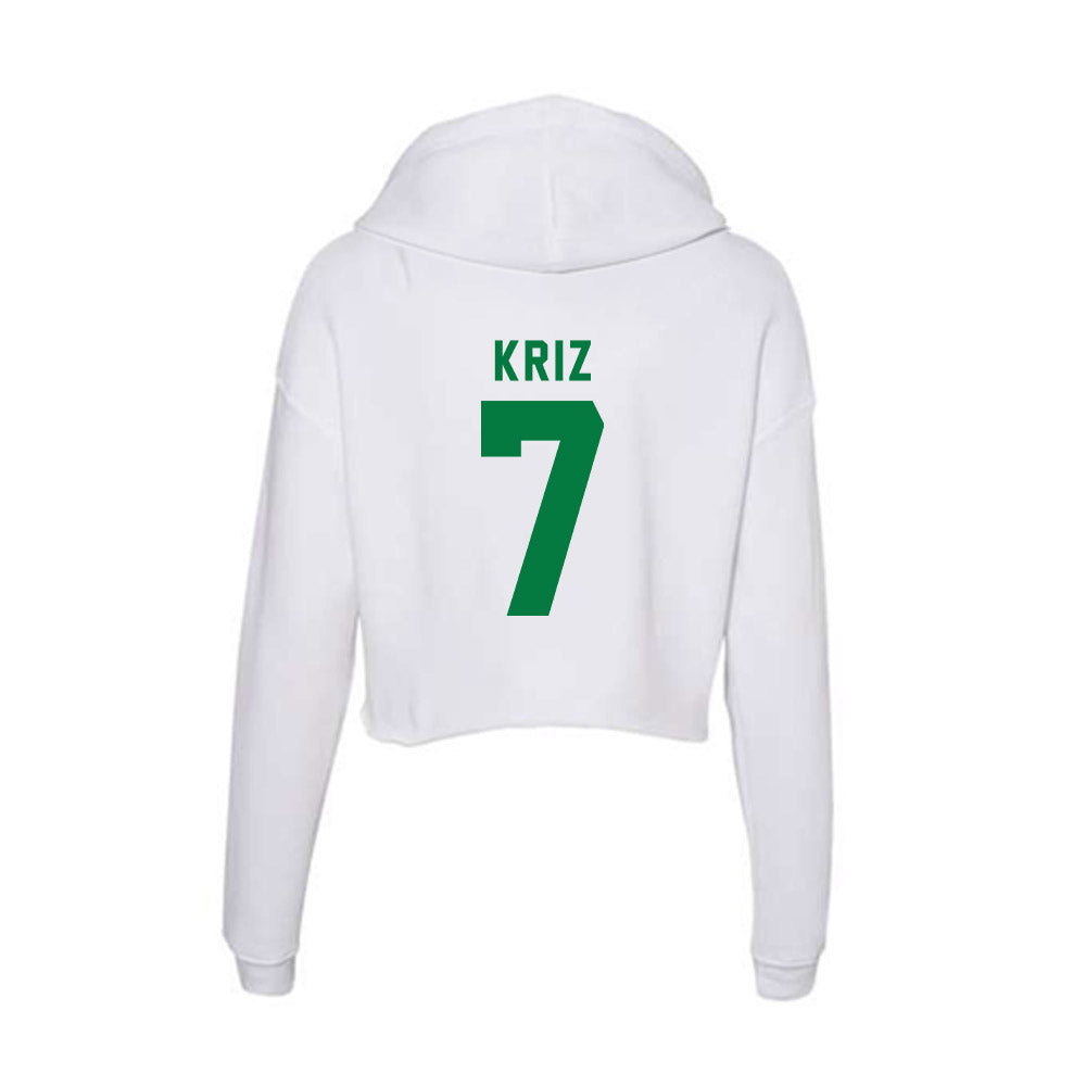 Oregon - NCAA Beach Volleyball : Alex Kriz - Women's Crop Fleece Hoodie-1