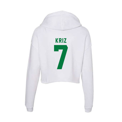 Oregon - NCAA Beach Volleyball : Alex Kriz - Women's Crop Fleece Hoodie-1