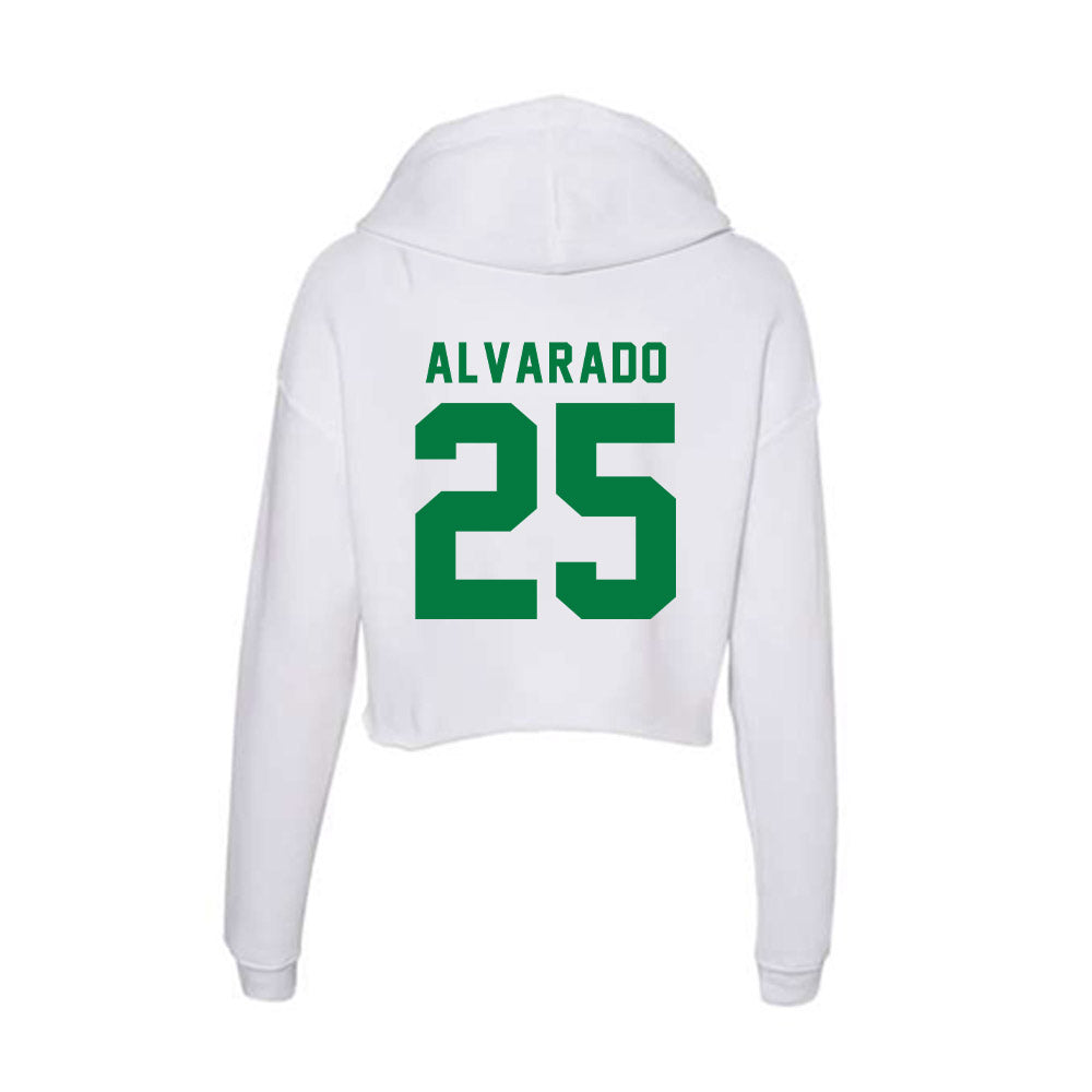 Oregon - NCAA Acrobatics & Tumbling : Briya Alvarado - Women's Crop Fleece Hoodie-1