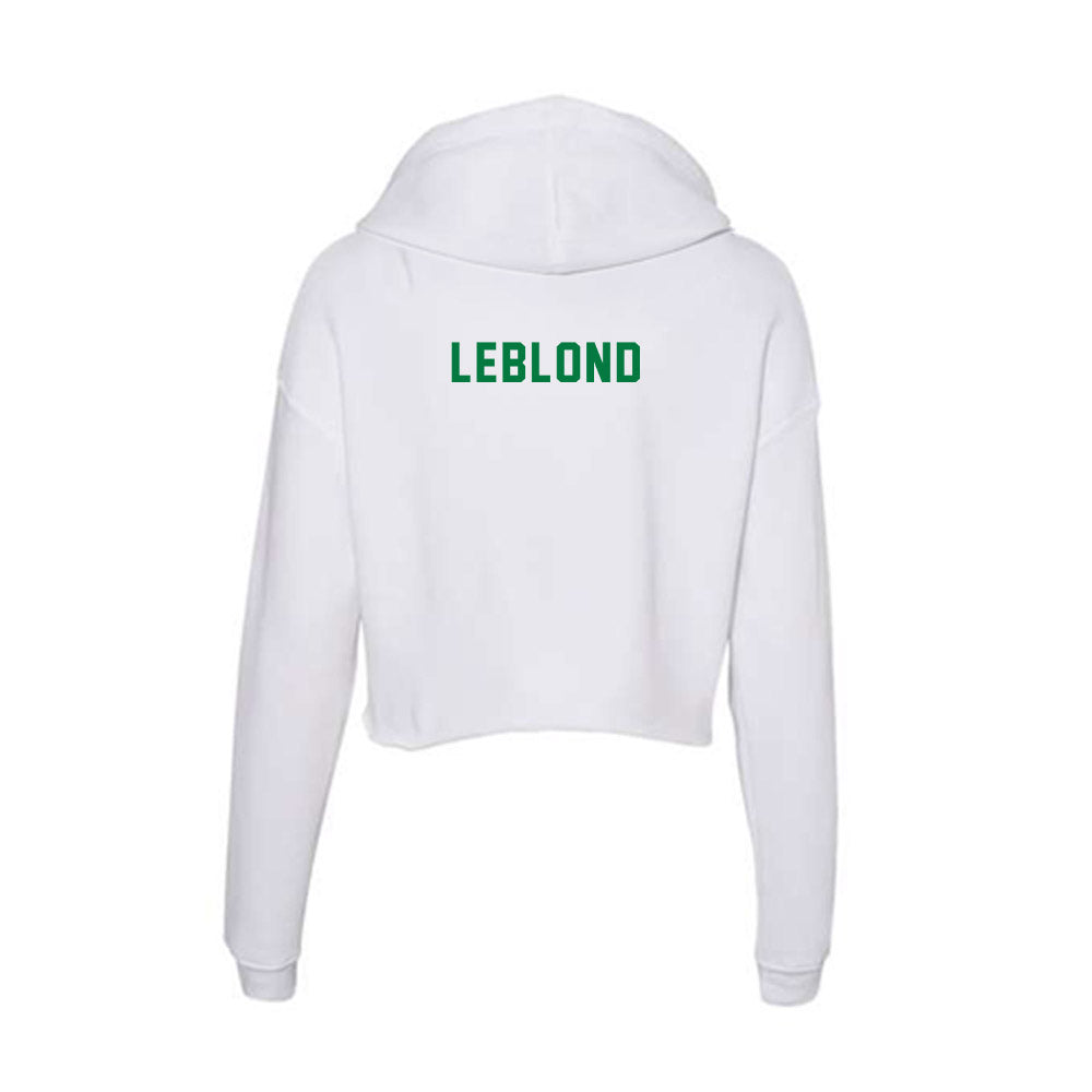 Oregon - NCAA Women's Track & Field : Landen LeBlond - Women's Crop Fleece Hoodie-1