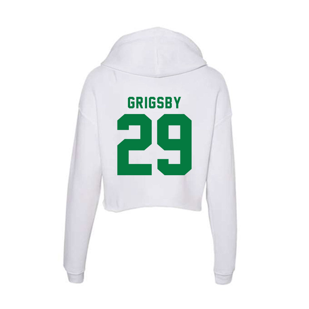 Oregon - NCAA Acrobatics & Tumbling : Reagan Grigsby - Women's Crop Fleece Hoodie-1
