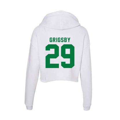 Oregon - NCAA Acrobatics & Tumbling : Reagan Grigsby - Women's Crop Fleece Hoodie-1