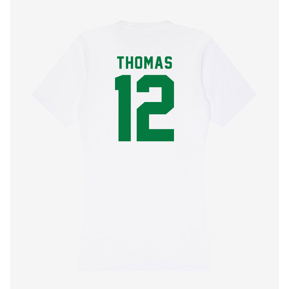 Oregon - NCAA Football : Brock Thomas - Women's V-Neck T-Shirt-1