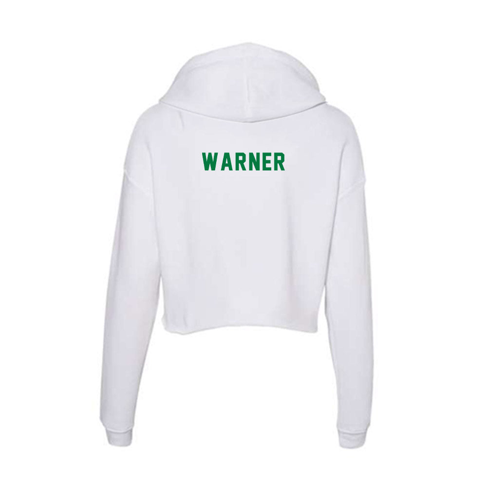 Oregon - NCAA Men's Cross Country : Jayden Warner - Women's Crop Fleece Hoodie-1