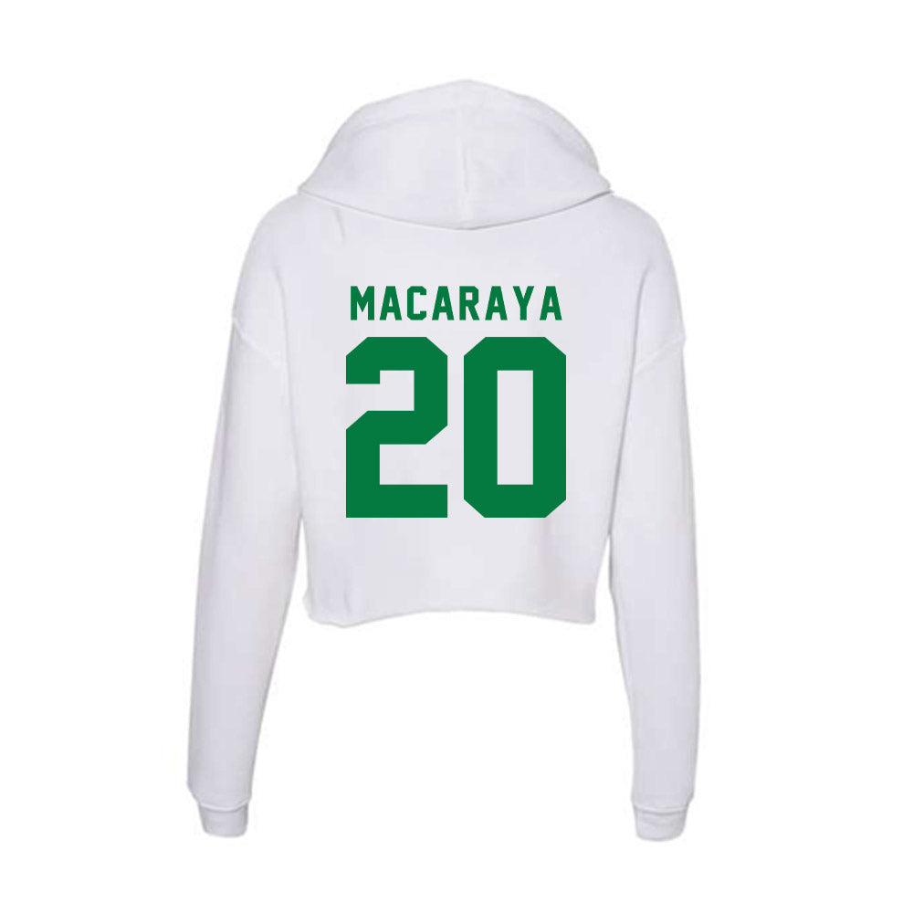 Oregon - NCAA Acrobatics & Tumbling : Haylie Macaraya - Women's Crop Fleece Hoodie-1