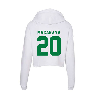 Oregon - NCAA Acrobatics & Tumbling : Haylie Macaraya - Women's Crop Fleece Hoodie-1