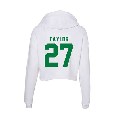Oregon - NCAA Women's Lacrosse : Riley Taylor - Women's Crop Fleece Hoodie-1