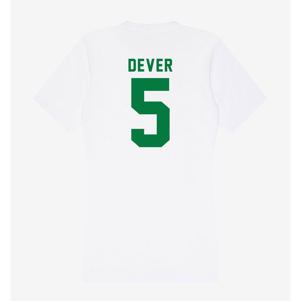 Oregon - NCAA Women's Soccer : Taylor Dever - Women's V-Neck T-Shirt-1