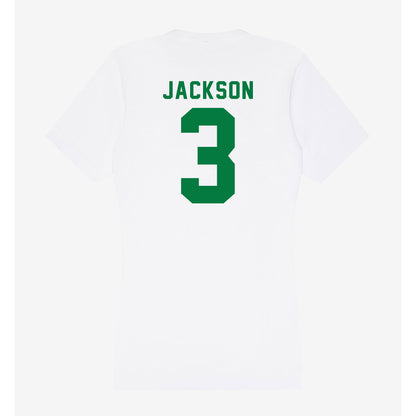 Oregon - NCAA Women's Lacrosse : Gabby Jackson - Women's V-Neck T-Shirt-1