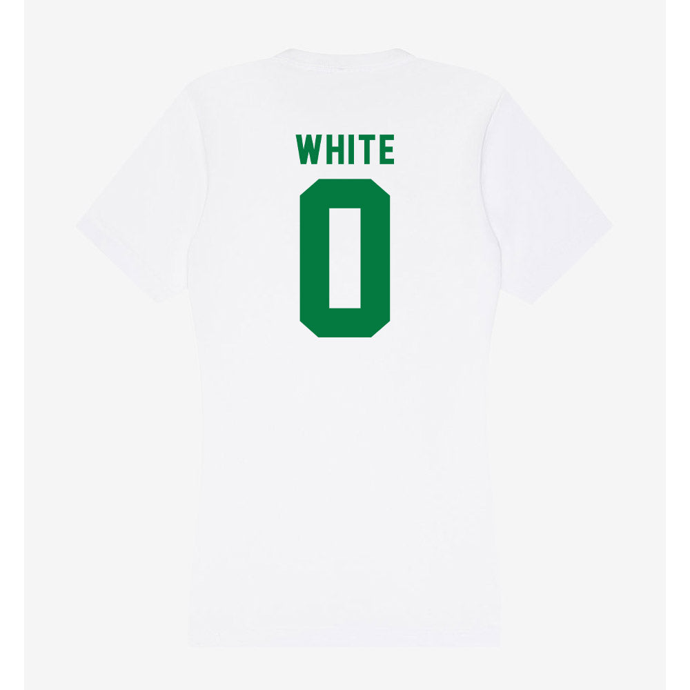 Oregon - NCAA Women's Soccer : Giselle White - Women's V-Neck T-Shirt-1