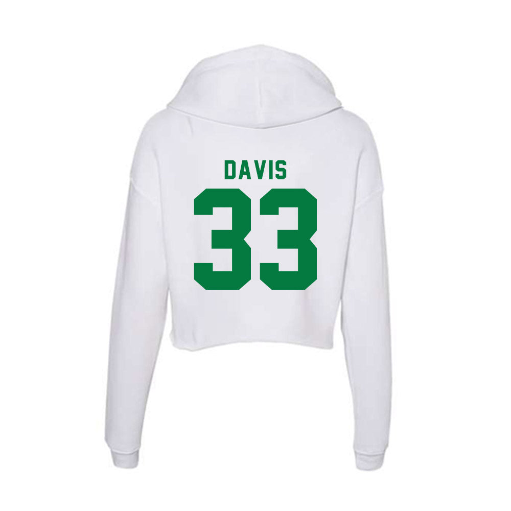 Oregon - NCAA Acrobatics & Tumbling : Lyric Davis - Women's Crop Fleece Hoodie-1