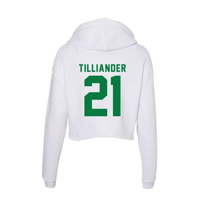 Oregon - NCAA Women's Basketball : Filippa Tilliander - Women's Crop Fleece Hoodie-1
