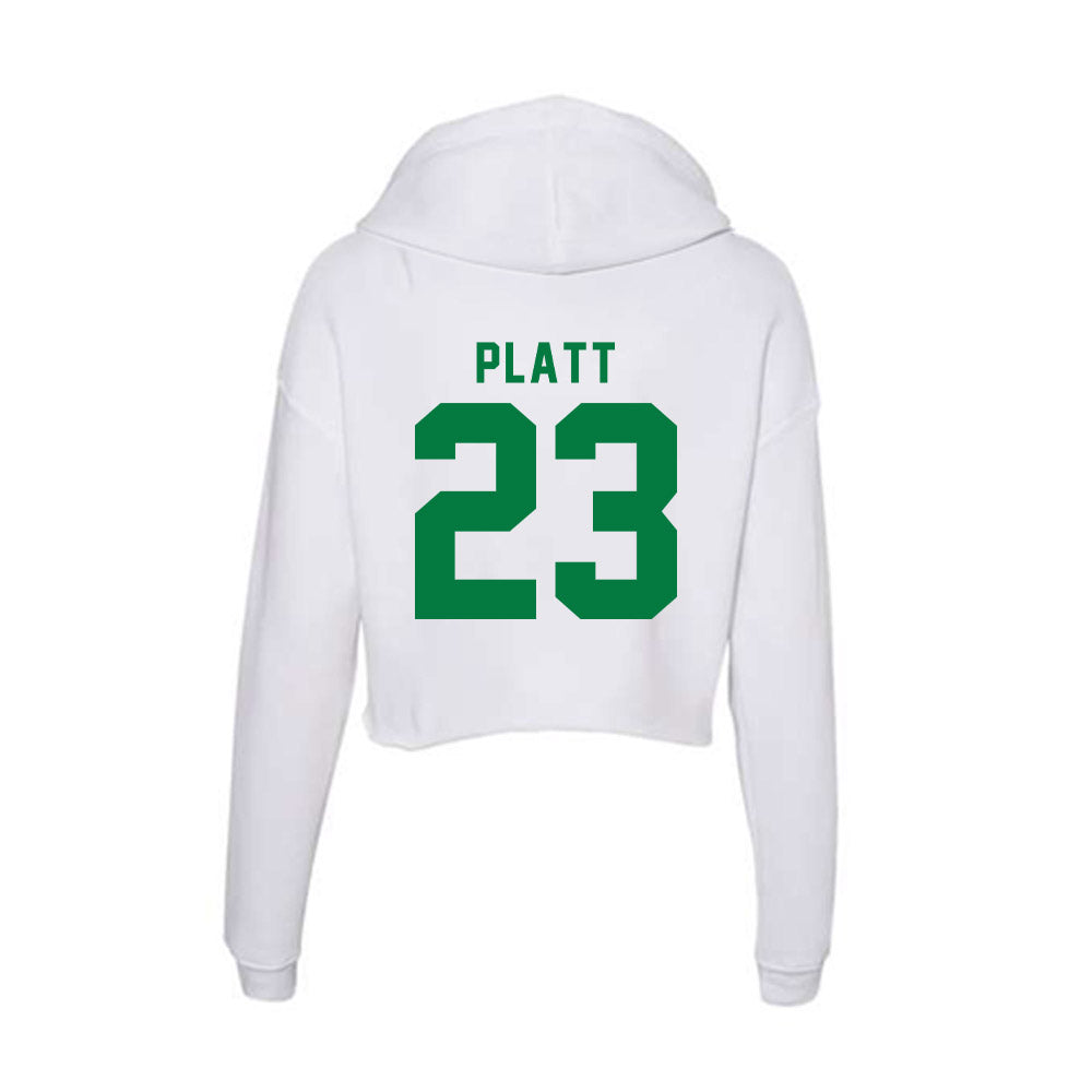 Oregon - NCAA Football : Brayden Platt - Women's Crop Fleece Hoodie-1