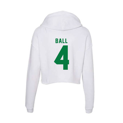 Oregon - NCAA Football : Tradarian Ball - Women's Crop Fleece Hoodie-1
