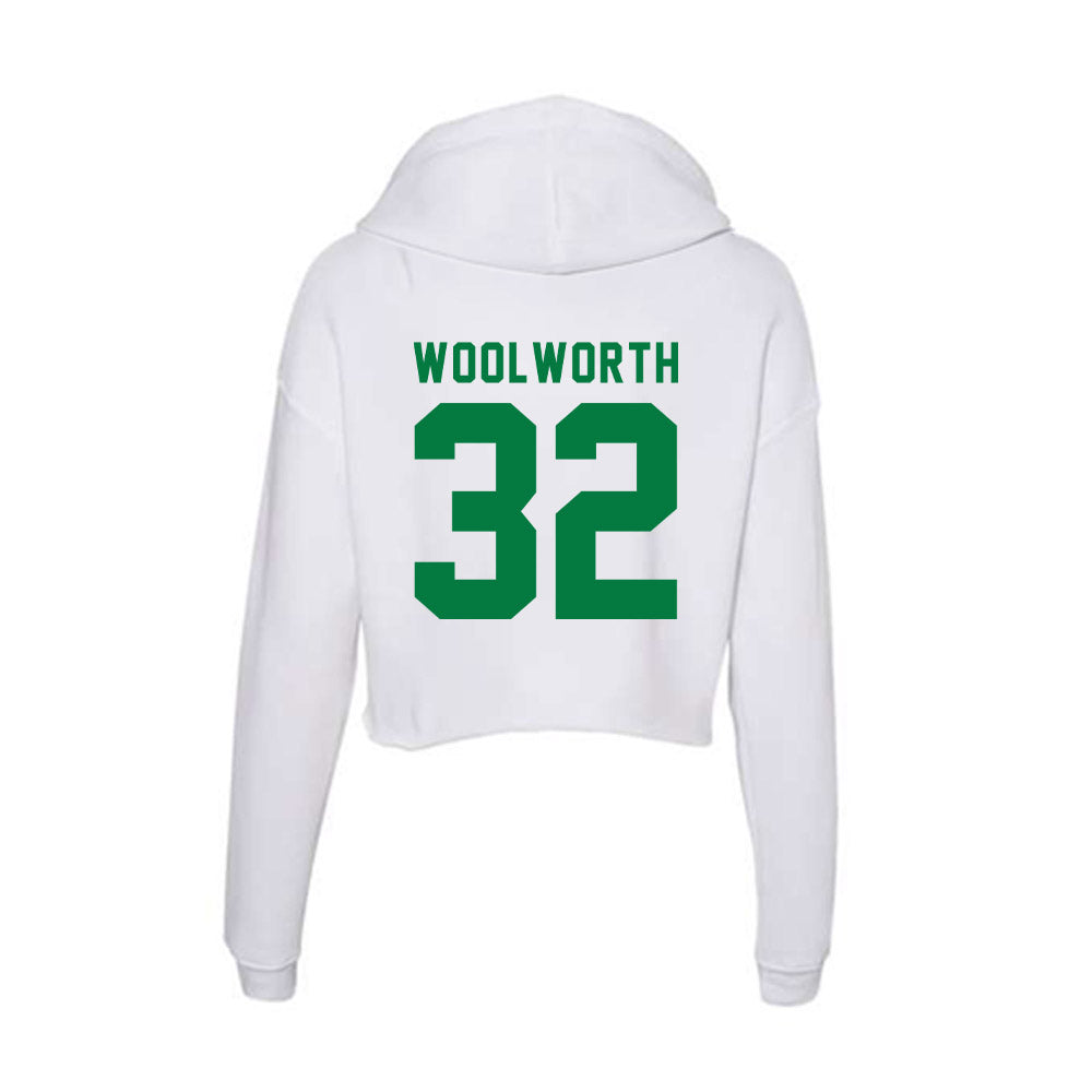 Oregon - NCAA Women's Lacrosse : Jordan Woolworth - Women's Crop Fleece Hoodie-1