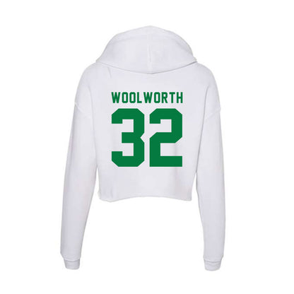Oregon - NCAA Women's Lacrosse : Jordan Woolworth - Women's Crop Fleece Hoodie-1