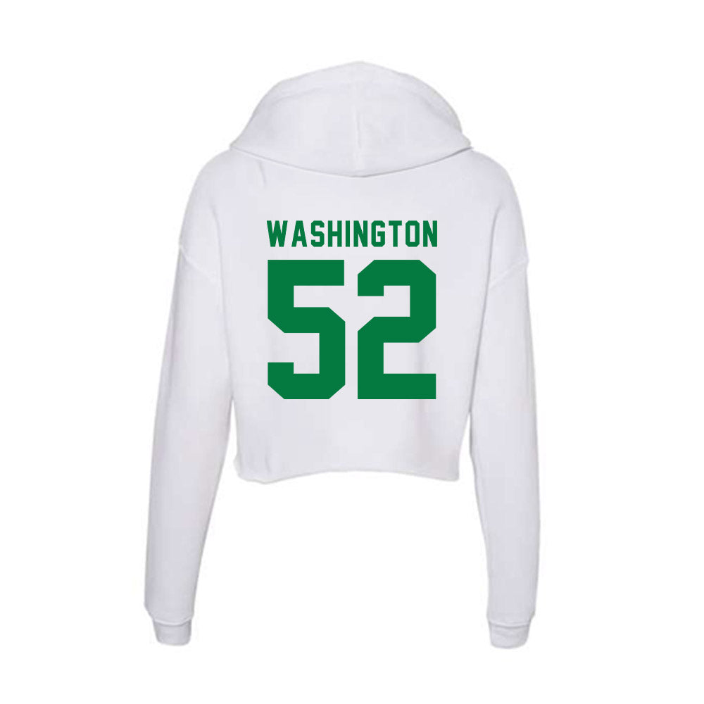 Oregon - NCAA Football : A'Mauri Washington - Women's Crop Fleece Hoodie-1
