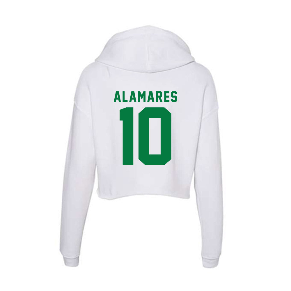 Oregon - NCAA Women's Soccer : Miya Alamares - Women's Crop Fleece Hoodie-1