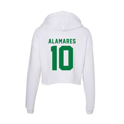 Oregon - NCAA Women's Soccer : Miya Alamares - Women's Crop Fleece Hoodie-1