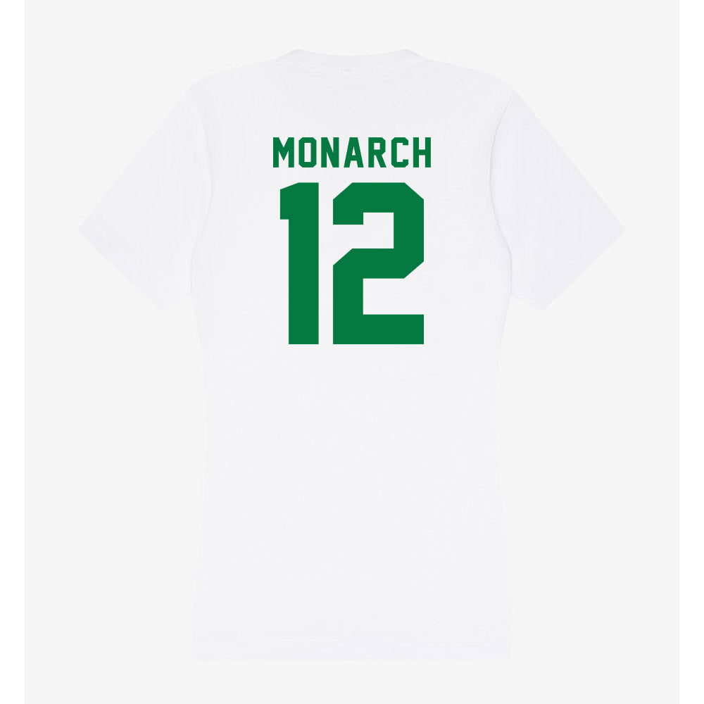 Oregon - NCAA Acrobatics & Tumbling : Samantha Monarch - Women's V-Neck T-Shirt-1