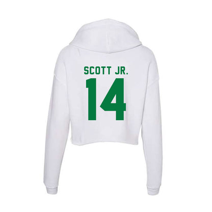Oregon - NCAA Football : Aaron Scott Jr. - Women's Crop Fleece Hooded Sweatshirt-1