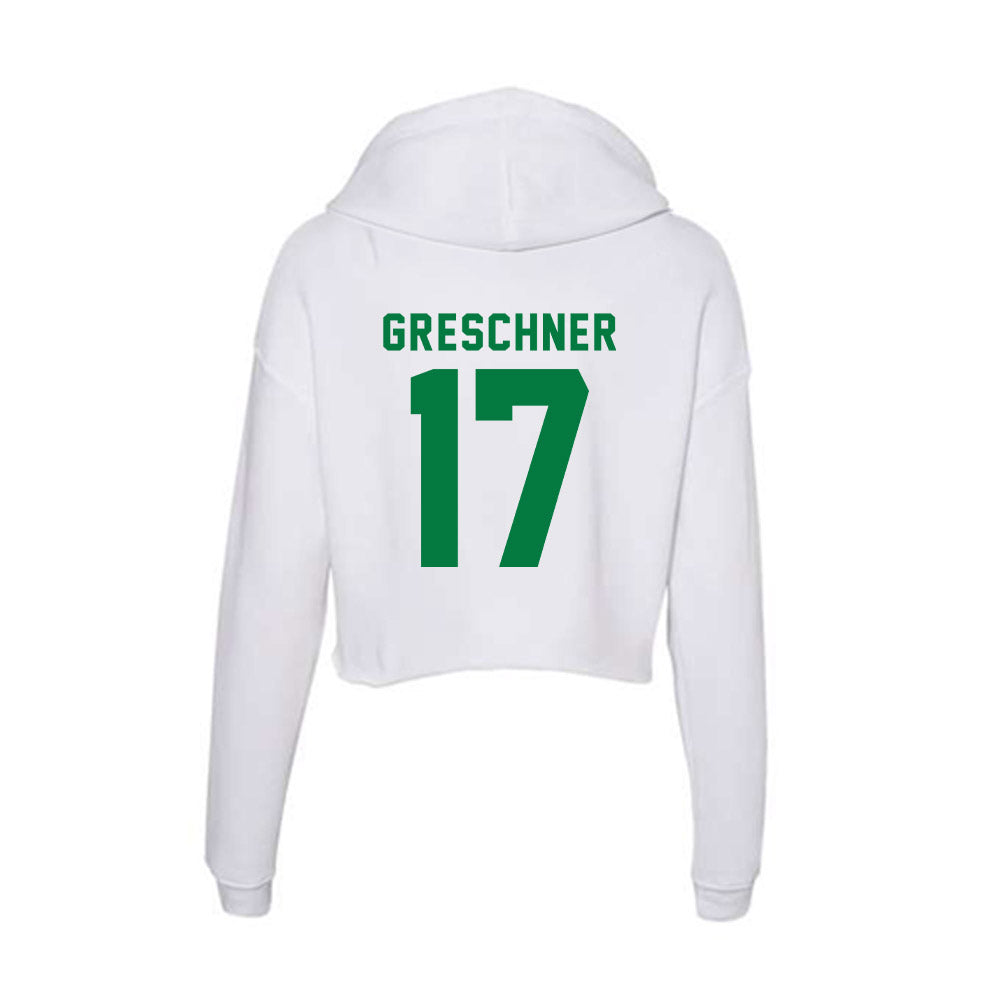 Oregon - NCAA Men's Tennis : Matvey Greschner - Women's Crop Fleece Hoodie-1