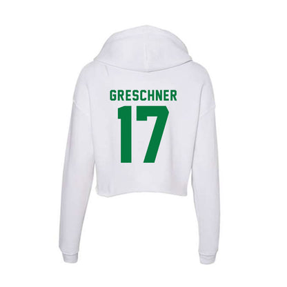 Oregon - NCAA Men's Tennis : Matvey Greschner - Women's Crop Fleece Hoodie-1