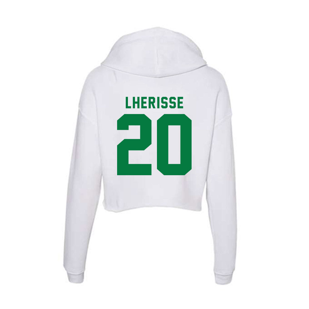 Oregon - NCAA Football : Xavier Lherisse - Women's Crop Fleece Hoodie-1