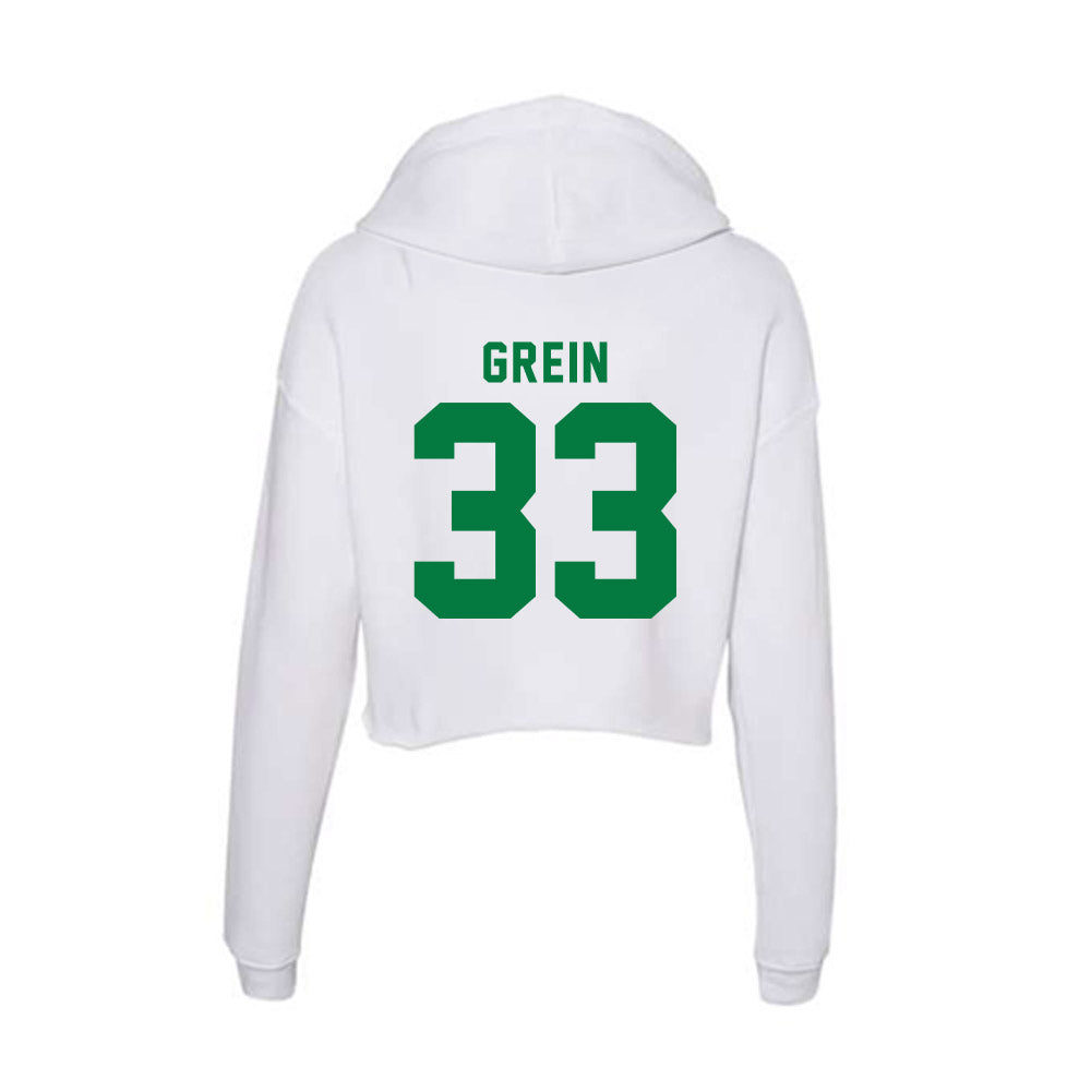 Oregon - NCAA Softball : Lyndsey Grein - Women's Crop Fleece Hoodie-1