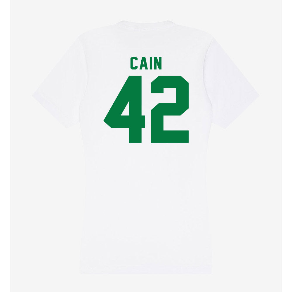 Oregon - NCAA Women's Basketball : Avary Cain - Women's V-Neck T-Shirt-1