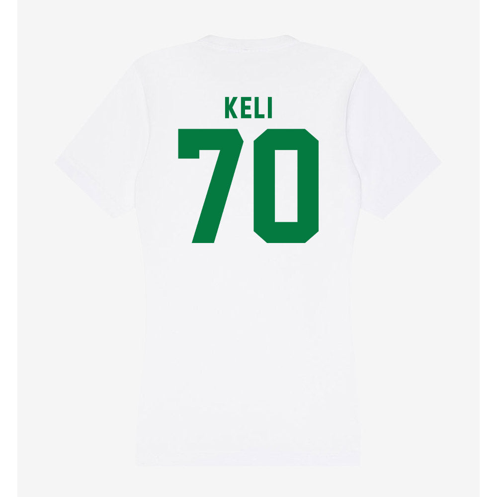 Oregon - NCAA Football : Koloi Keli - Women's V-Neck T-Shirt-1