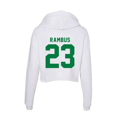 Oregon - NCAA Women's Basketball : Sarah Rambus - Women's Crop Fleece Hoodie-1