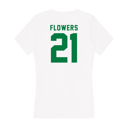 Oregon - NCAA Football : Aaron Flowers - Women's V-Neck T-Shirt-1