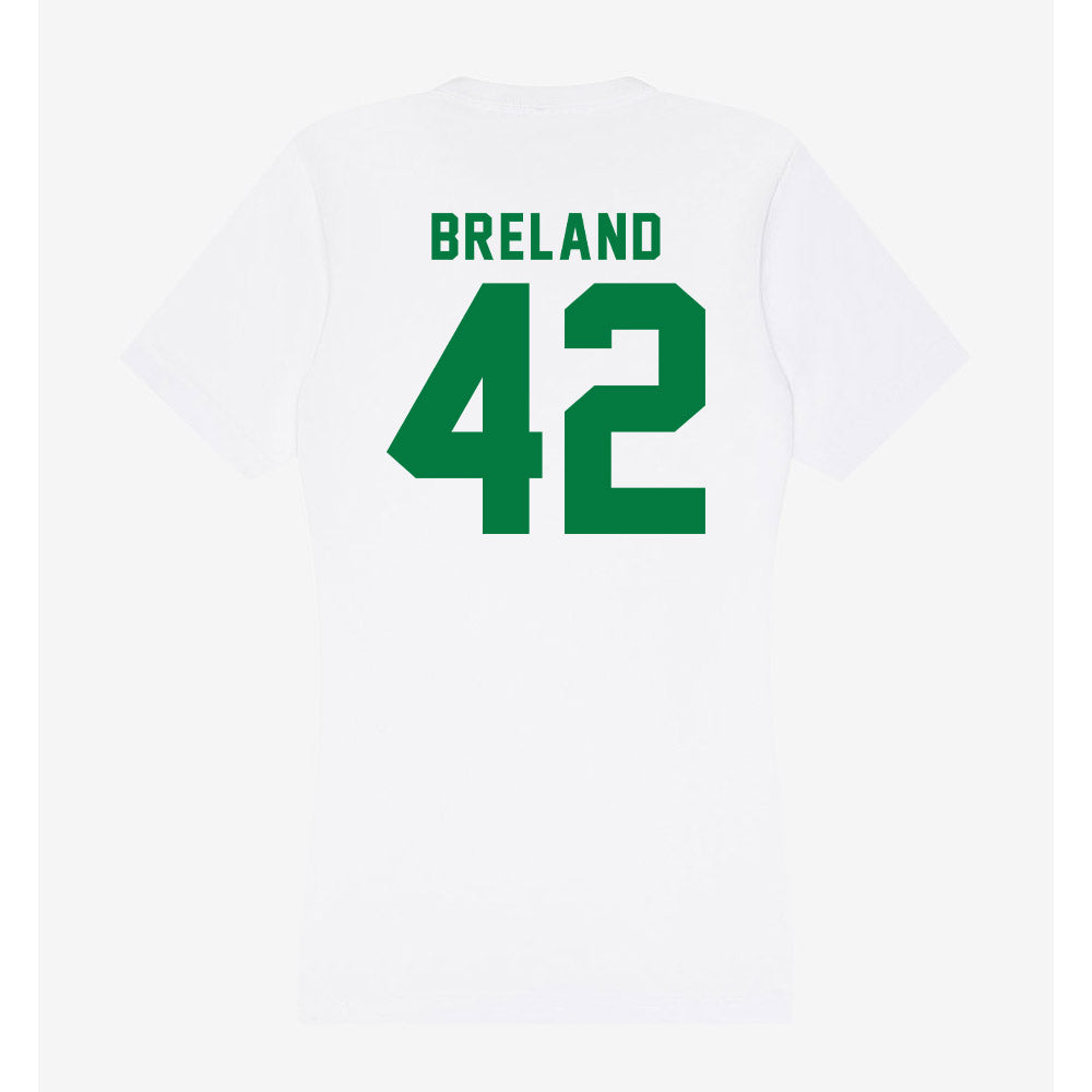 Oregon - NCAA Football : Aydin Breland - Women's V-Neck T-Shirt-1