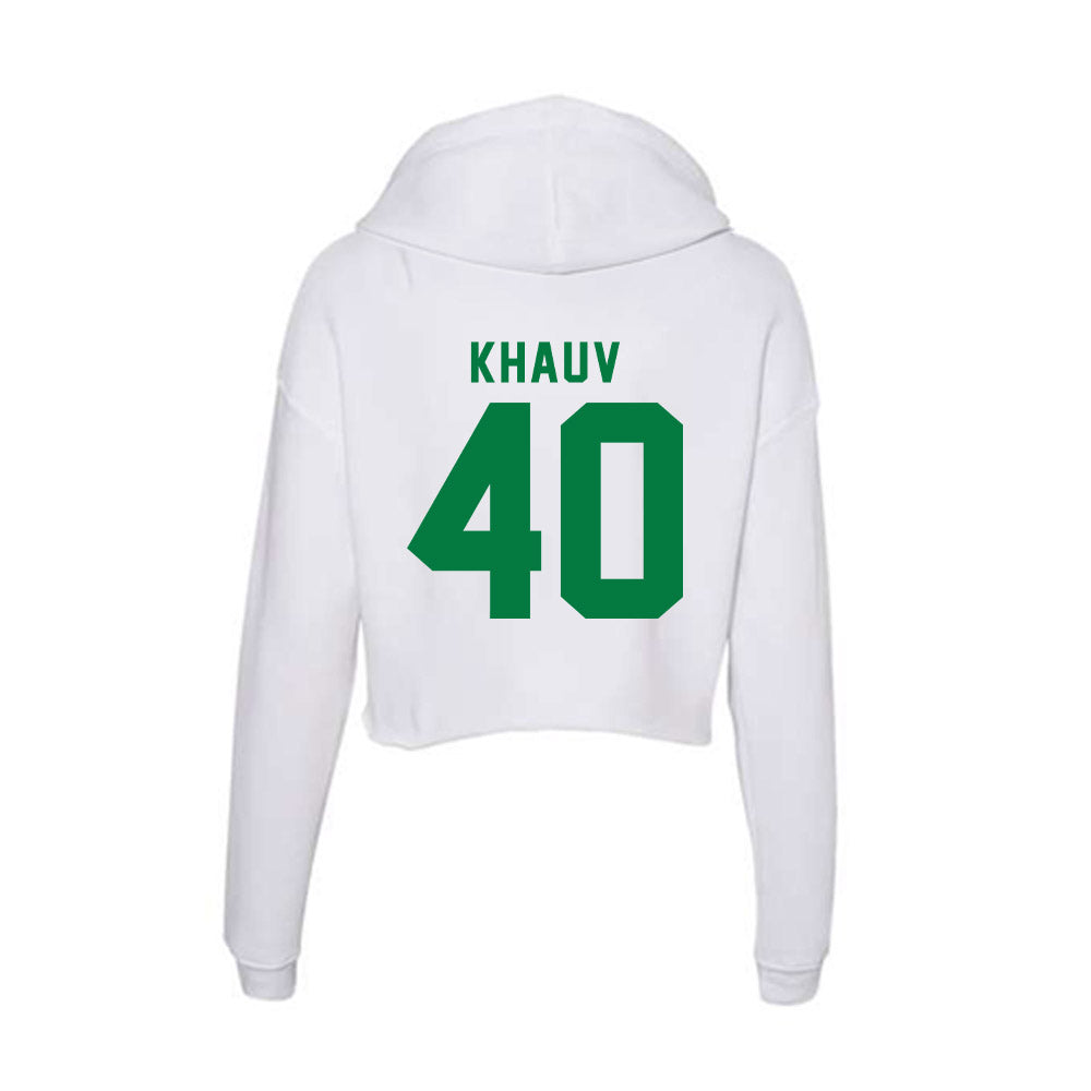 Oregon - NCAA Acrobatics & Tumbling : Maya Khauv - Women's Crop Fleece Hoodie-1