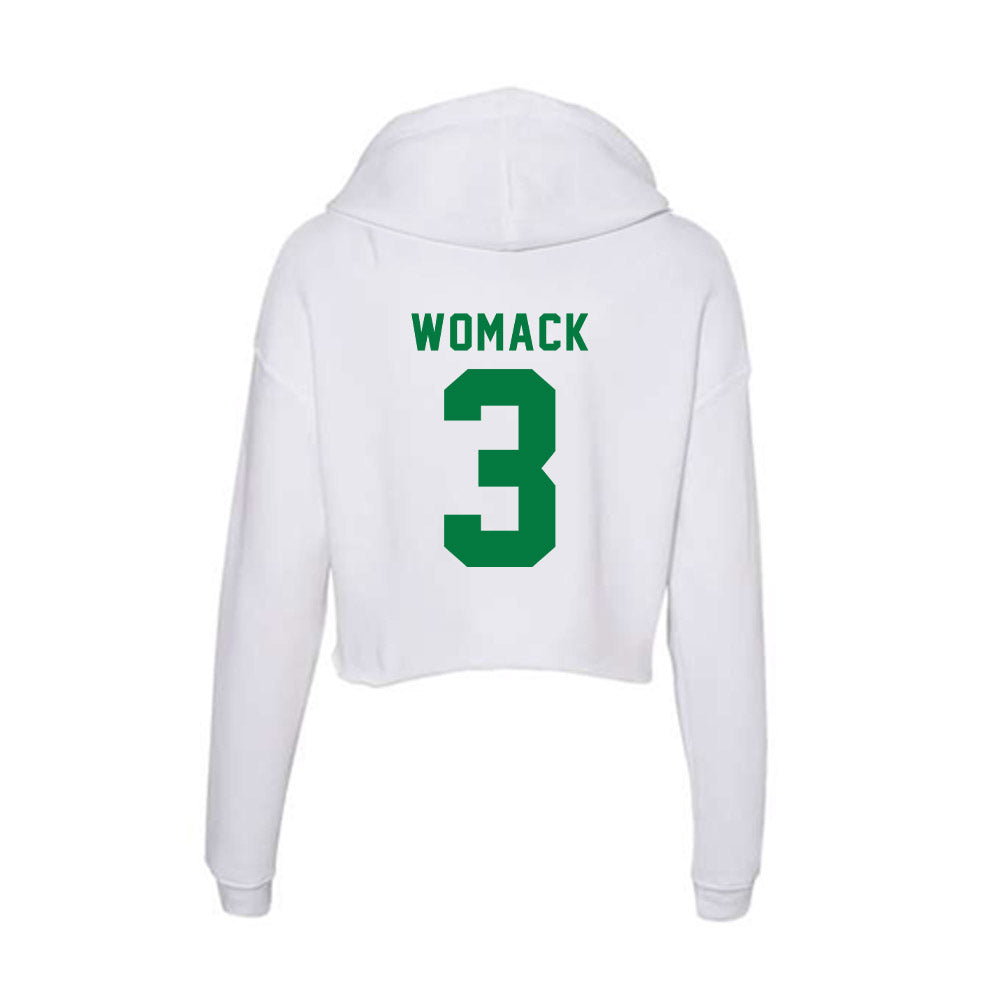 Oregon - NCAA Acrobatics & Tumbling : Nya Womack - Women's Crop Fleece Hoodie-1