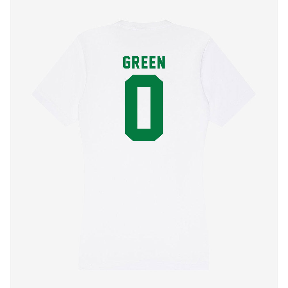 Oregon - NCAA Acrobatics & Tumbling : Olivia Green - Women's V-Neck T-Shirt-1