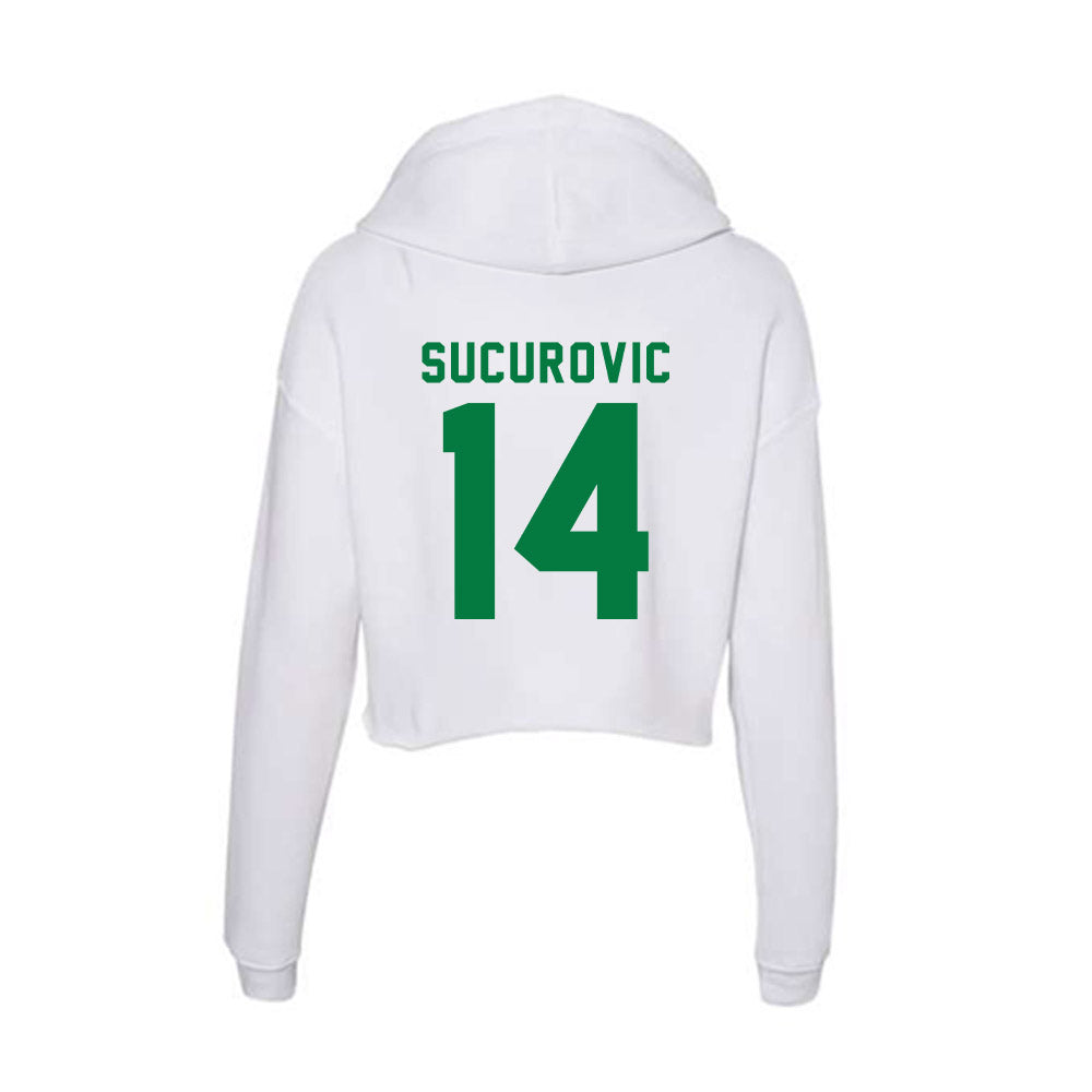 Oregon - NCAA Women's Volleyball : Iva Sucurovic - Women's Crop Fleece Hoodie-1