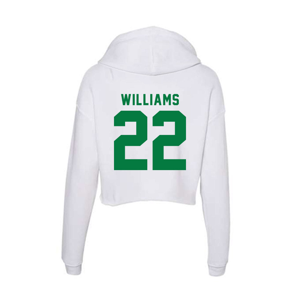 Oregon - NCAA Women's Basketball : Janiyah Williams - Women's Crop Fleece Hoodie-1