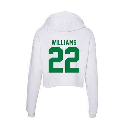 Oregon - NCAA Women's Basketball : Janiyah Williams - Women's Crop Fleece Hoodie-1