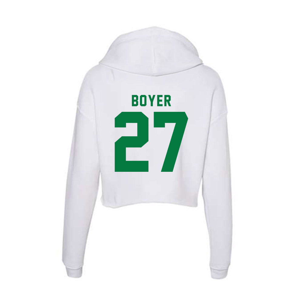 Oregon - NCAA Women's Soccer : Addisen Boyer - Women's Crop Fleece Hoodie-1