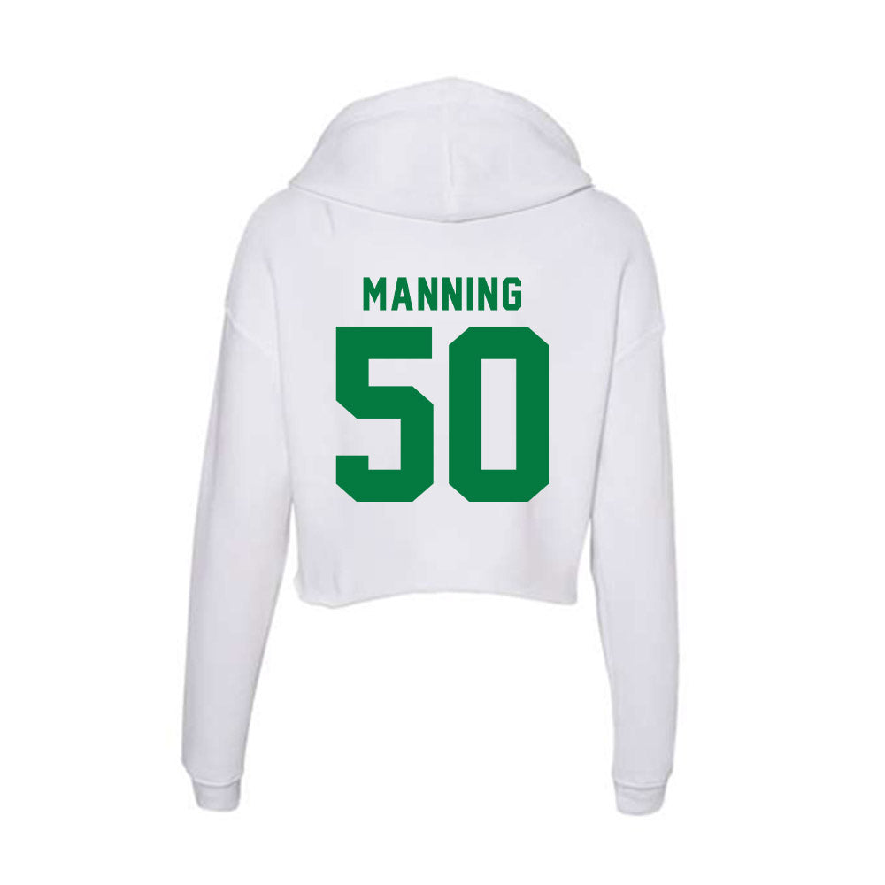 Oregon - NCAA Football : Demetri Manning - Women's Crop Fleece Hoodie-1