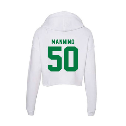 Oregon - NCAA Football : Demetri Manning - Women's Crop Fleece Hoodie-1