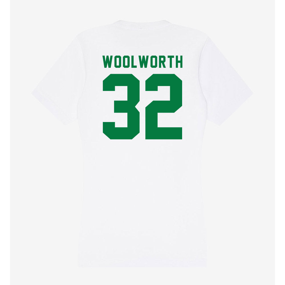 Oregon - NCAA Women's Lacrosse : Jordan Woolworth - Women's V-Neck T-Shirt-1