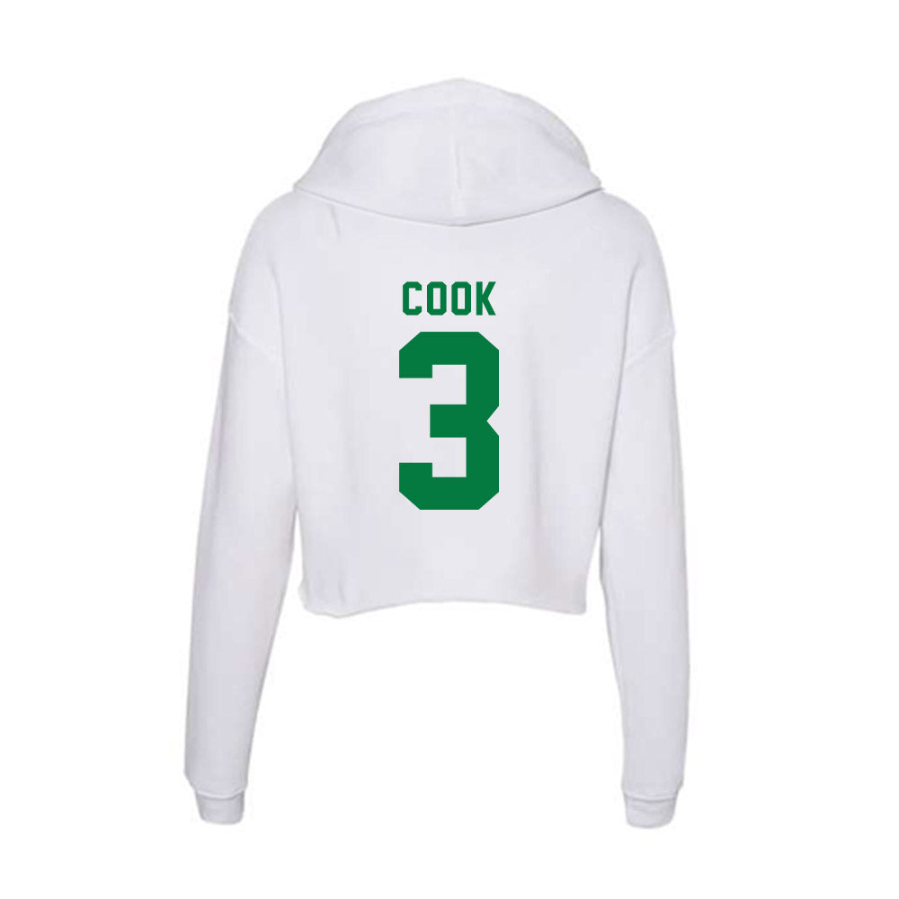 Oregon - NCAA Baseball : Elijah Cook - Women's Crop Fleece Hoodie-1