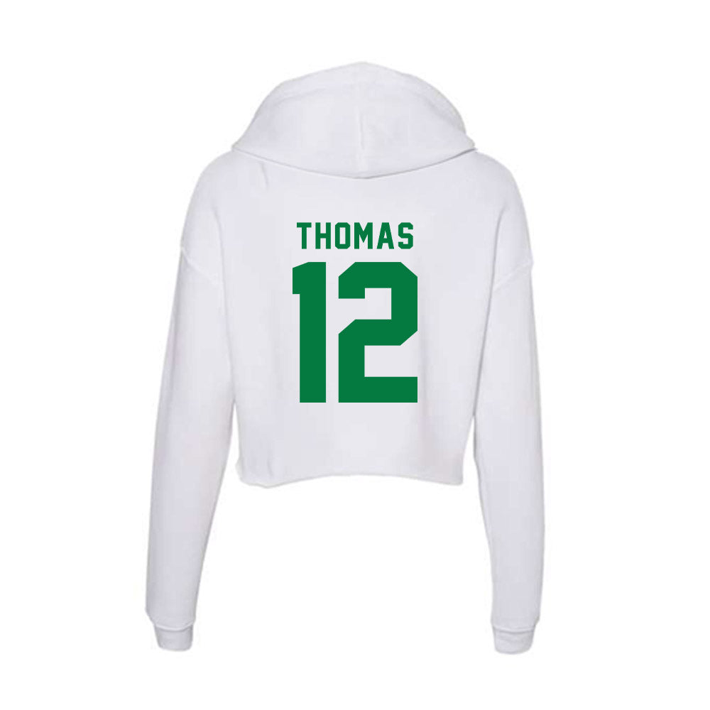 Oregon - NCAA Football : Brock Thomas - Women's Crop Fleece Hoodie-1