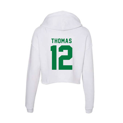 Oregon - NCAA Football : Brock Thomas - Women's Crop Fleece Hoodie-1