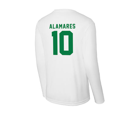 Oregon - NCAA Women's Soccer : Miya Alamares - Activewear Long Sleeve T-Shirt-1