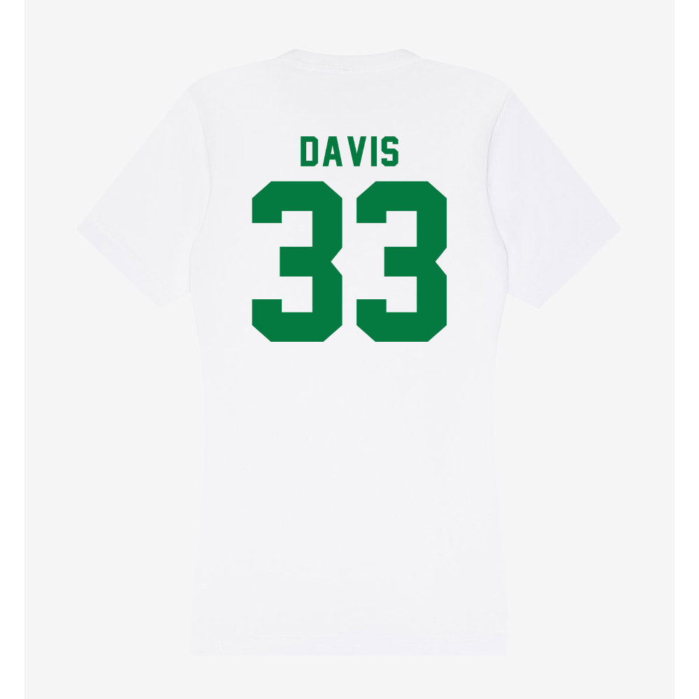 Oregon - NCAA Acrobatics & Tumbling : Lyric Davis - Women's V-Neck T-Shirt-1